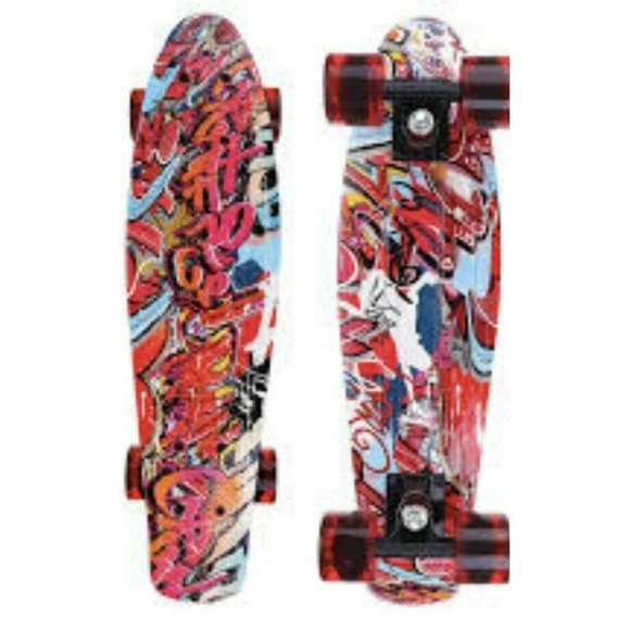 Sgodde Standard Kids Skateboard with Led Wheels for Beginners Girls Boys Age 6+‎ - Picture 6 of 10